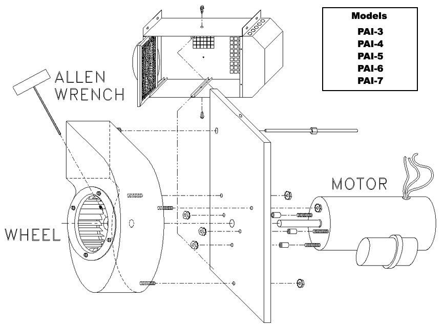 Tjernlund PAI-3 Commercial Combustion Air In-Forcer 6 Inlet/Outlet